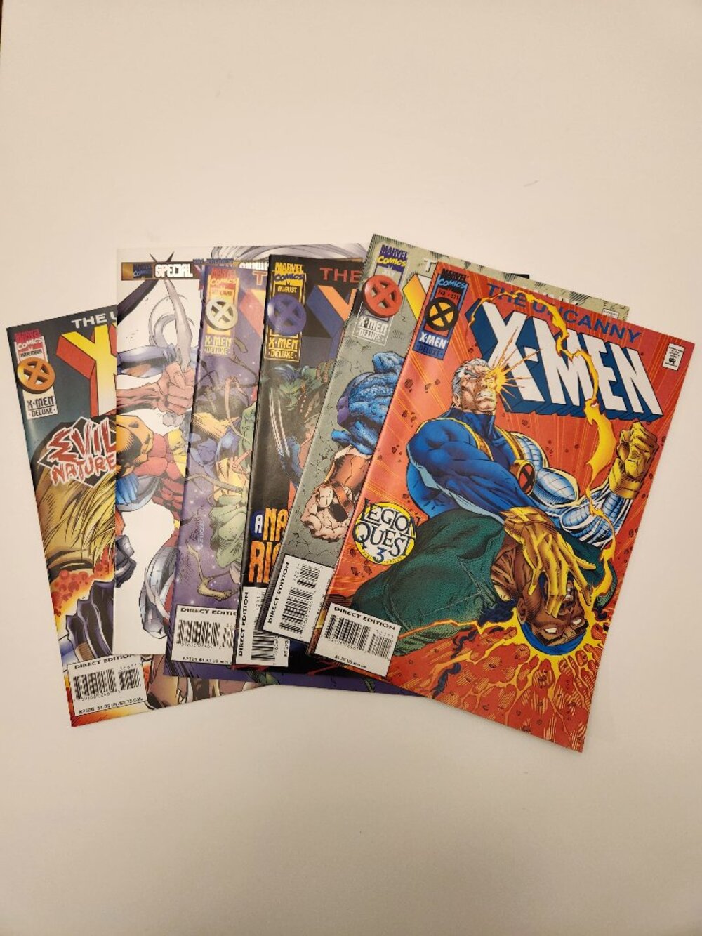 Lot The Uncanny X-Men Marvel Comic Books 321 322 323 324 325 326 1995 Run Comics
